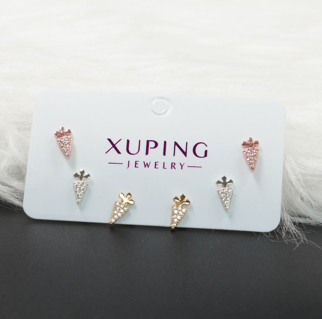 Miniatura 2 de TOPO TRIO RODIO ZANAHORIA 3 OROS